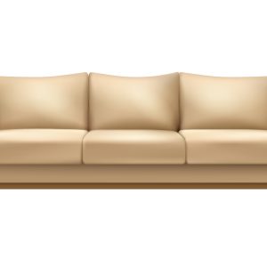 BROWN OFFICIAL SOFA SET OF 3 SEATER