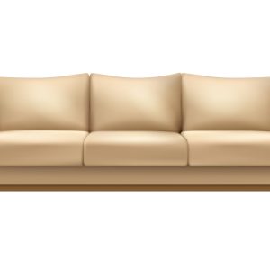 BROWN OFFICIAL SOFA SET OF 3 SEATER