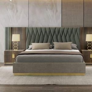 Modern Luxury Bed Colorful Bedroom Set Queen Size Bed