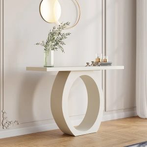 White Modern Console Table