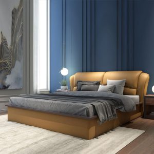 Winston Upholstered Queen Size Bed with Hydraulic Storage