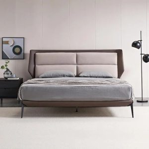 Martins – Italian Post-Modern Fabric Bed Soft Master Bedroom Light Luxury 1.5m 1.8m Nordic Style