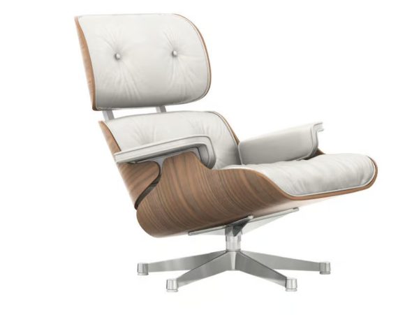 EAMES LOUNGE CHAIR WHITE VERSION