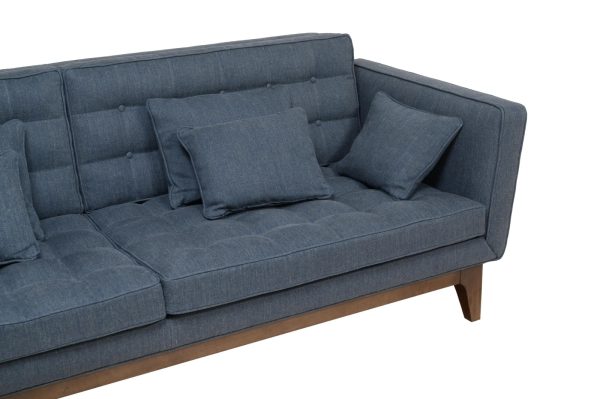 YVAN 3 seater cotton sofa